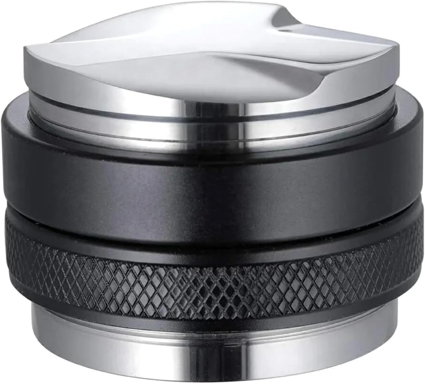 51mm Espresso Coffee Distributor & Tamper For Portafilter - Stainless Steel Dual Head Coffee Leveler With Flat-bottom, Three Leaf, Increased Adjustable Depth, Professional Barista Hand Tamper