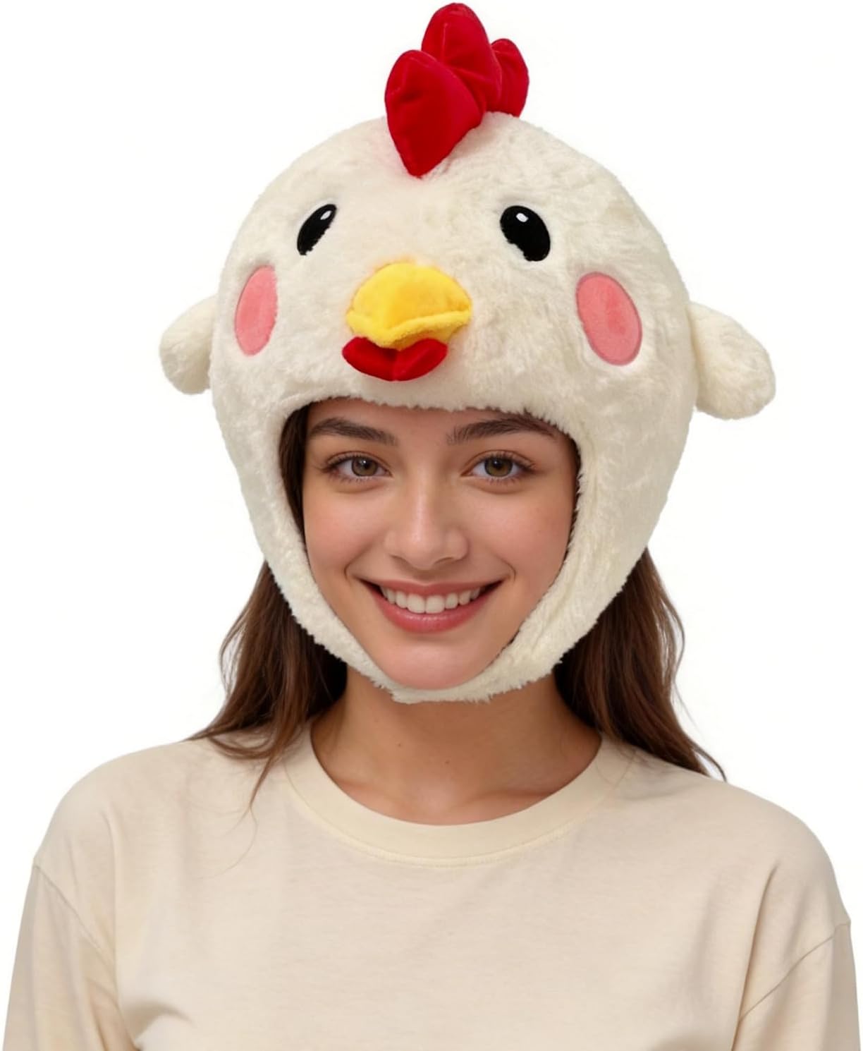 Chicken Hat,Cute Hen cartoon style,Birthday party or role-playing themed party hat