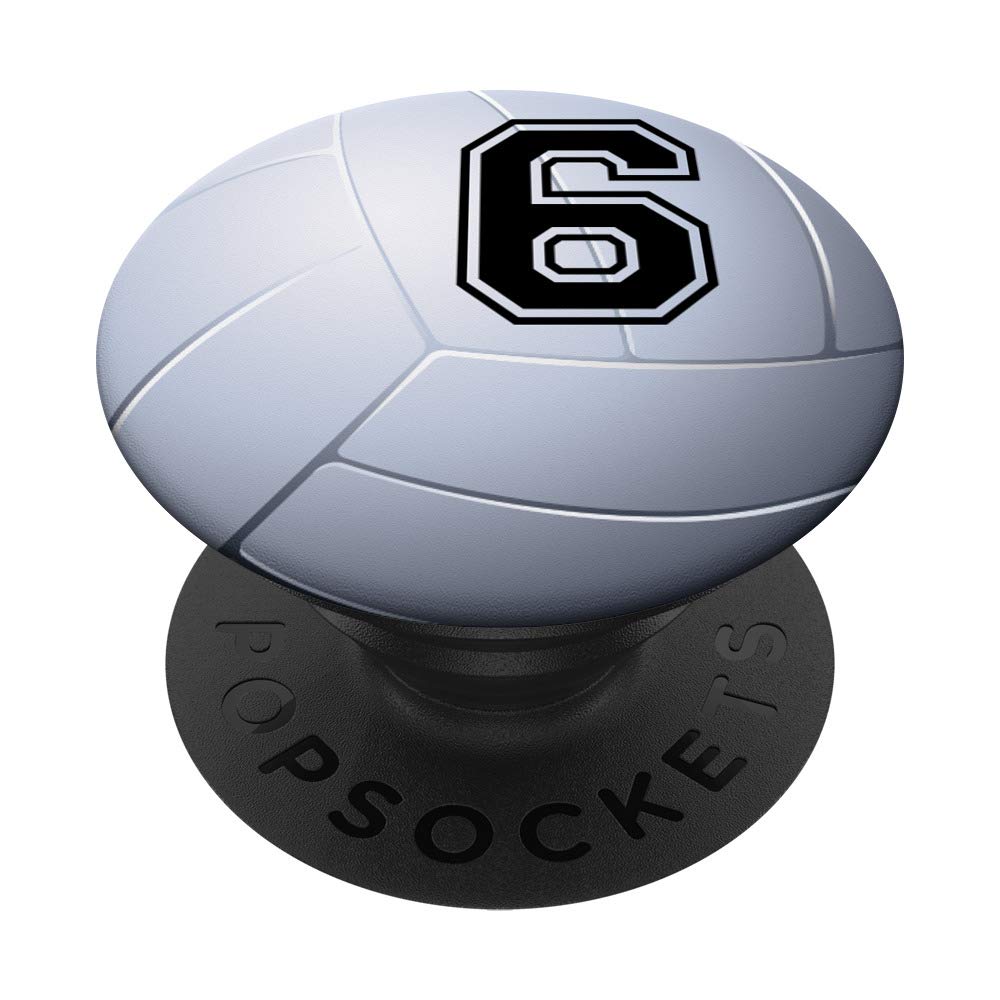 Amazon.com: Volleyball Jersey Number #6 Six No 6 Game Ball : Cell