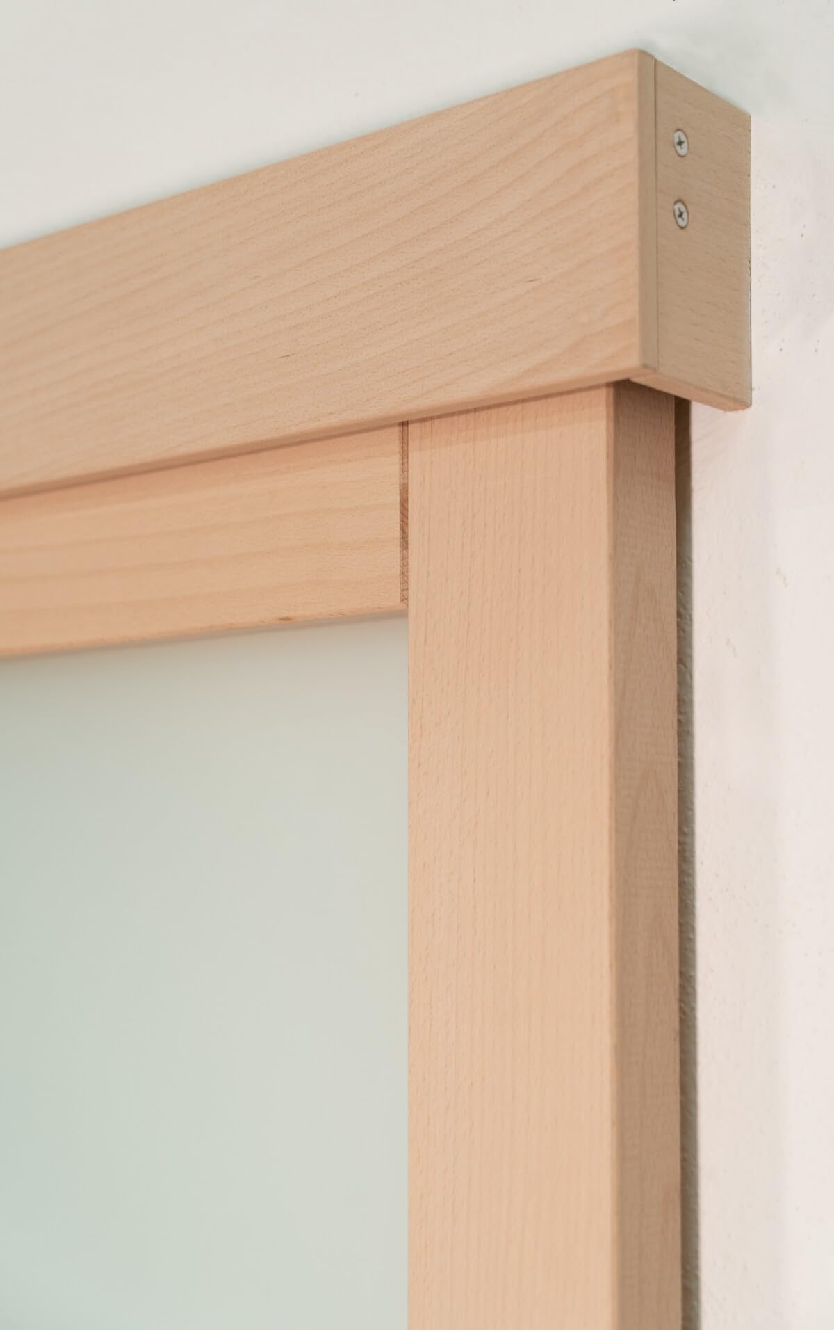 Porte seule NOVA2 4 Vitrages bois hêtre 2040 x 630