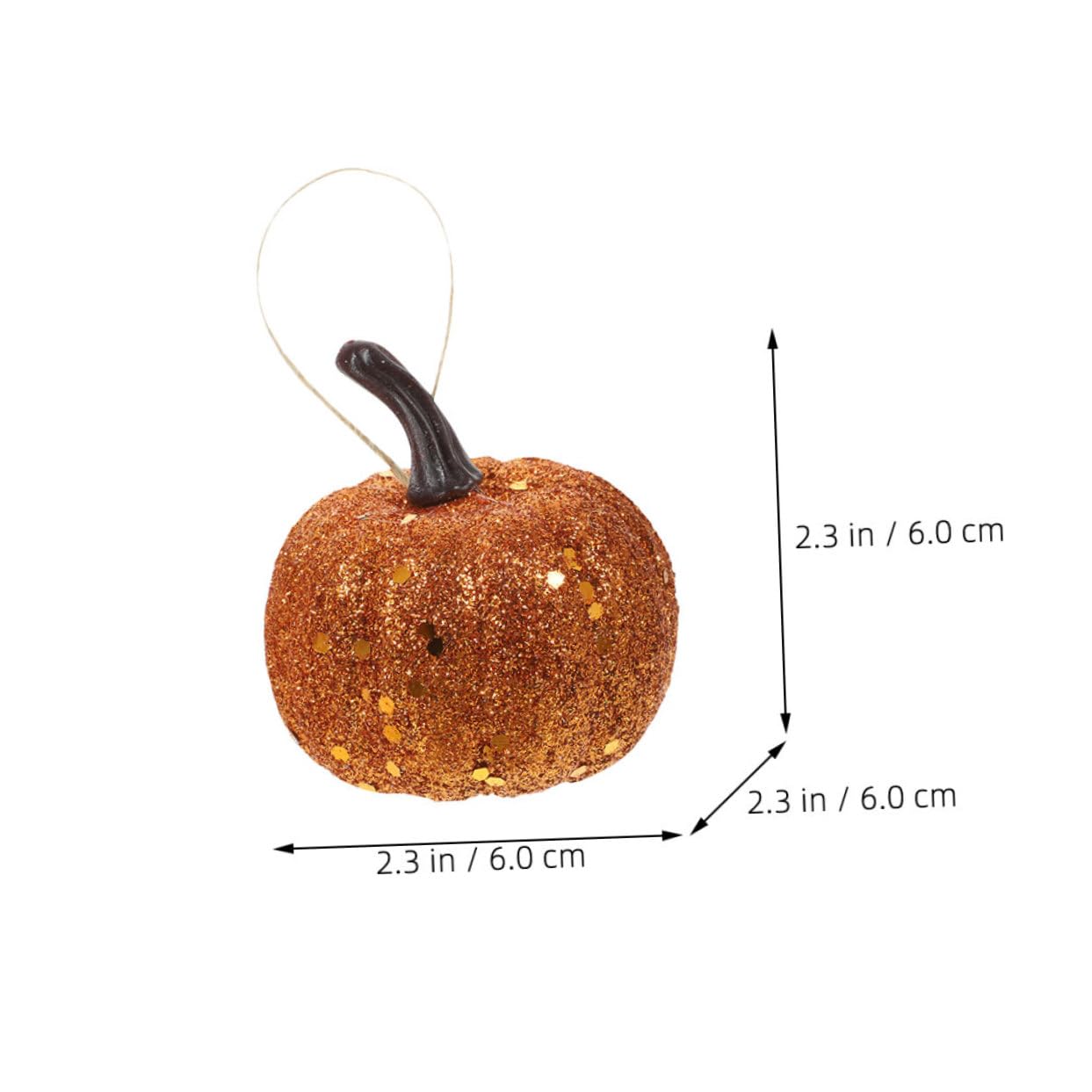 Zerodeko 48stücke Künstliche Kürbisse Hängende Dekoration Für Halloween Und Erntedankfest Für Tisch Und Wohnraumgestaltung