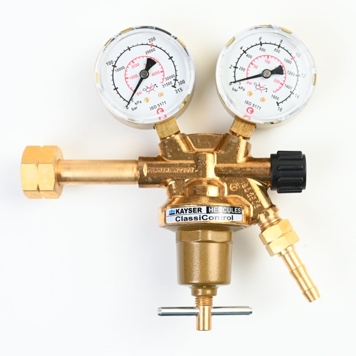 Druckminderer Wasserstoff 10 bar, Made in Germany