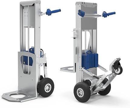 Electric Lifter Hand Truck and Motorized Hand Trucks Dolly Moving Cart - 375 lbs Capacity & 32.3" Max Lift Height of LoadingXSTO LFC170F3