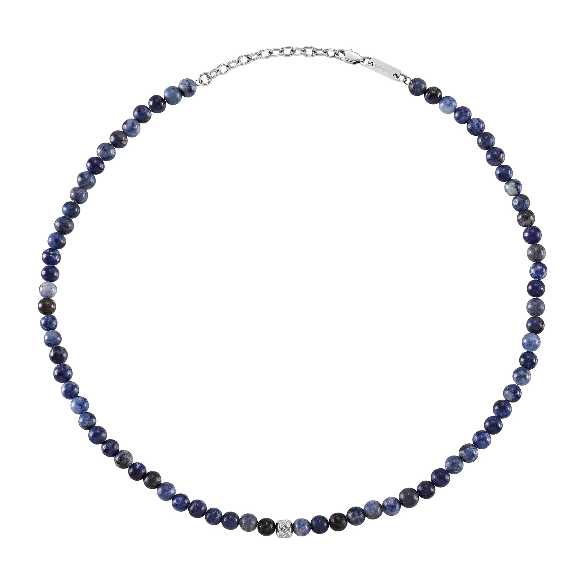 Breil, Collana Uomo in Acciaio, Pietre Naturali | Collezione WILD, Collana, Dimensione 52 , Gioiello idee regalo uomo