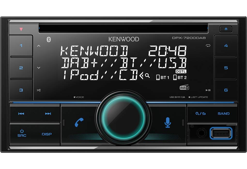 KENWOOD DPX-5800M カーオーディオ Amazon.com: Kenwood DPX-7200DAB 2-DIN CD Car Radio with DAB+ and