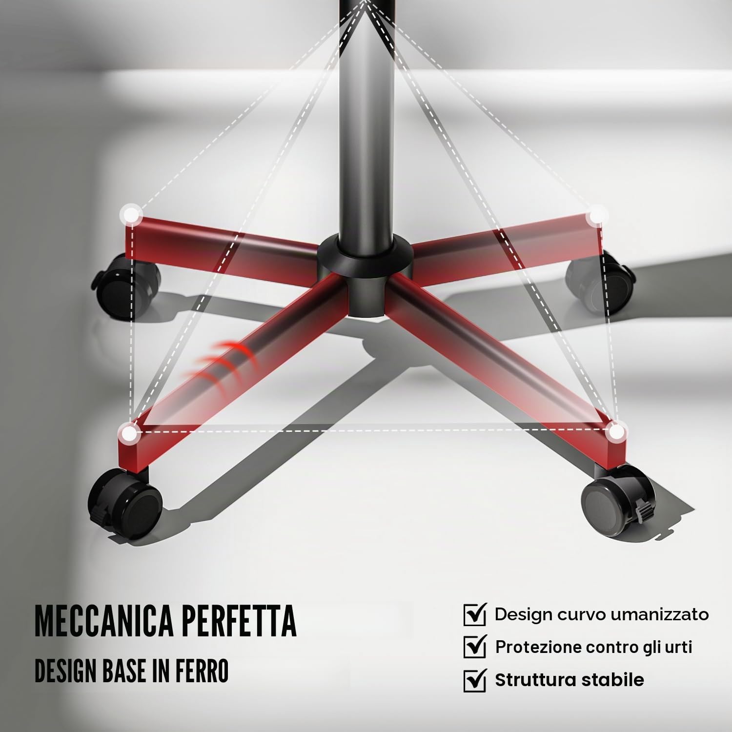 AOKCOS Carrello Porta TV con Ruote per 32-65 Pollici, Supporto TV da Pavimento Altezza Regolabile Inclinabile, Mobile Porta TV da Terra Max VESA 400x400mm 40kg
