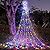 Qulist Christmas Decoration Star Lights Outdoor,317 LED 16.4Ft Christmas Tree Toppers String Lights[8 Modes& Waterproof] for Halloween Xmas New Year Holiday Birthday (Iron-Multicolor)