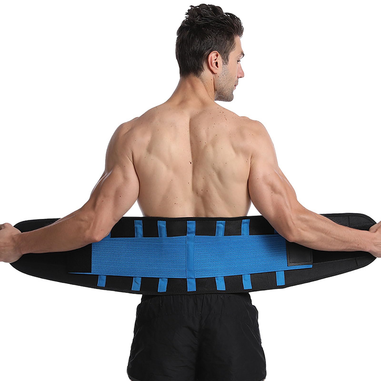 Cinturón de soporte lumbar para espalda baja, descompresión de espalda, alivio del dolor, corrección de postura para ciática, escoliosis, levantamiento de pesas, correas ajustables, hombres y mujeres