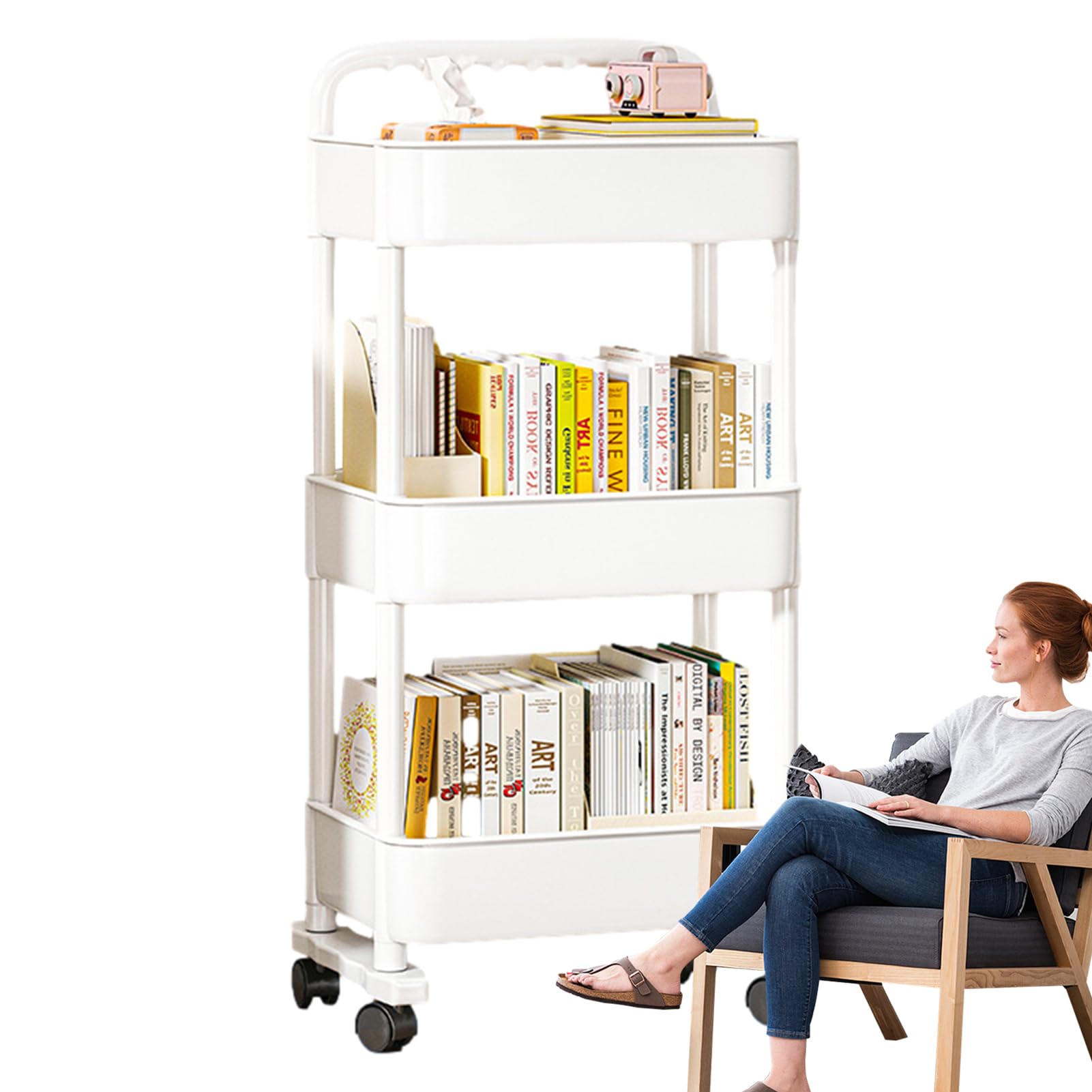 de archivo con ruedas | Carrito de estantería móvil