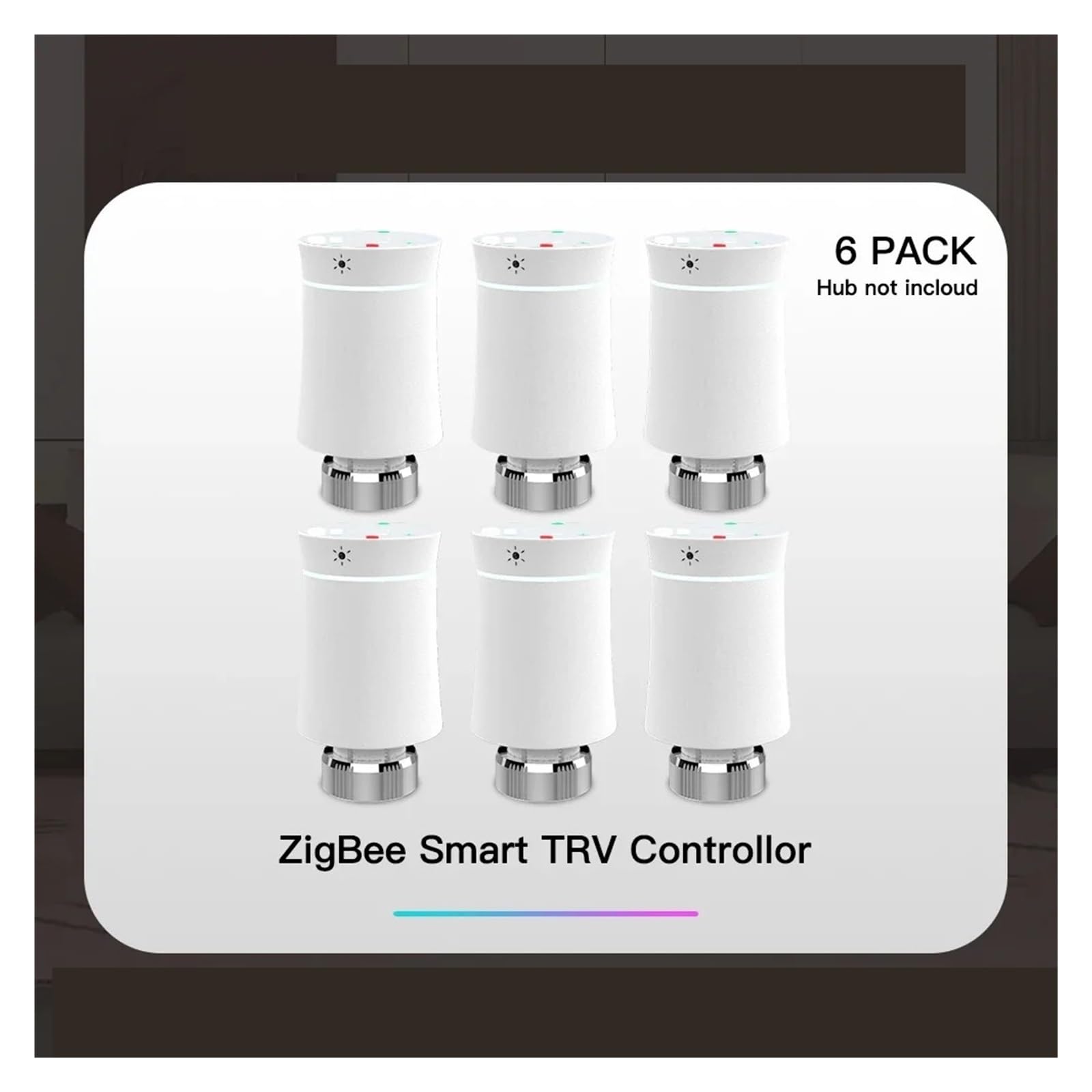 ZigBee3.0 TRV Nowy Siłownik Grzejnikowy Zawór Tuya Inteligentny Programowalny Termostat Temperatura Grzejnik Sterowanie Głosowe OszczęDza Energię I Koszty Ogrzewania(Option 4)