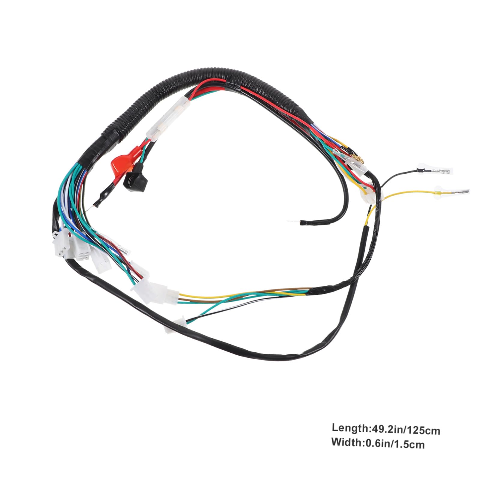 Beatifufu Dirt Bike Adapter Harness Replacement Trailer Wiring Kit for 50cc-110cc Off-Road Motorcycles