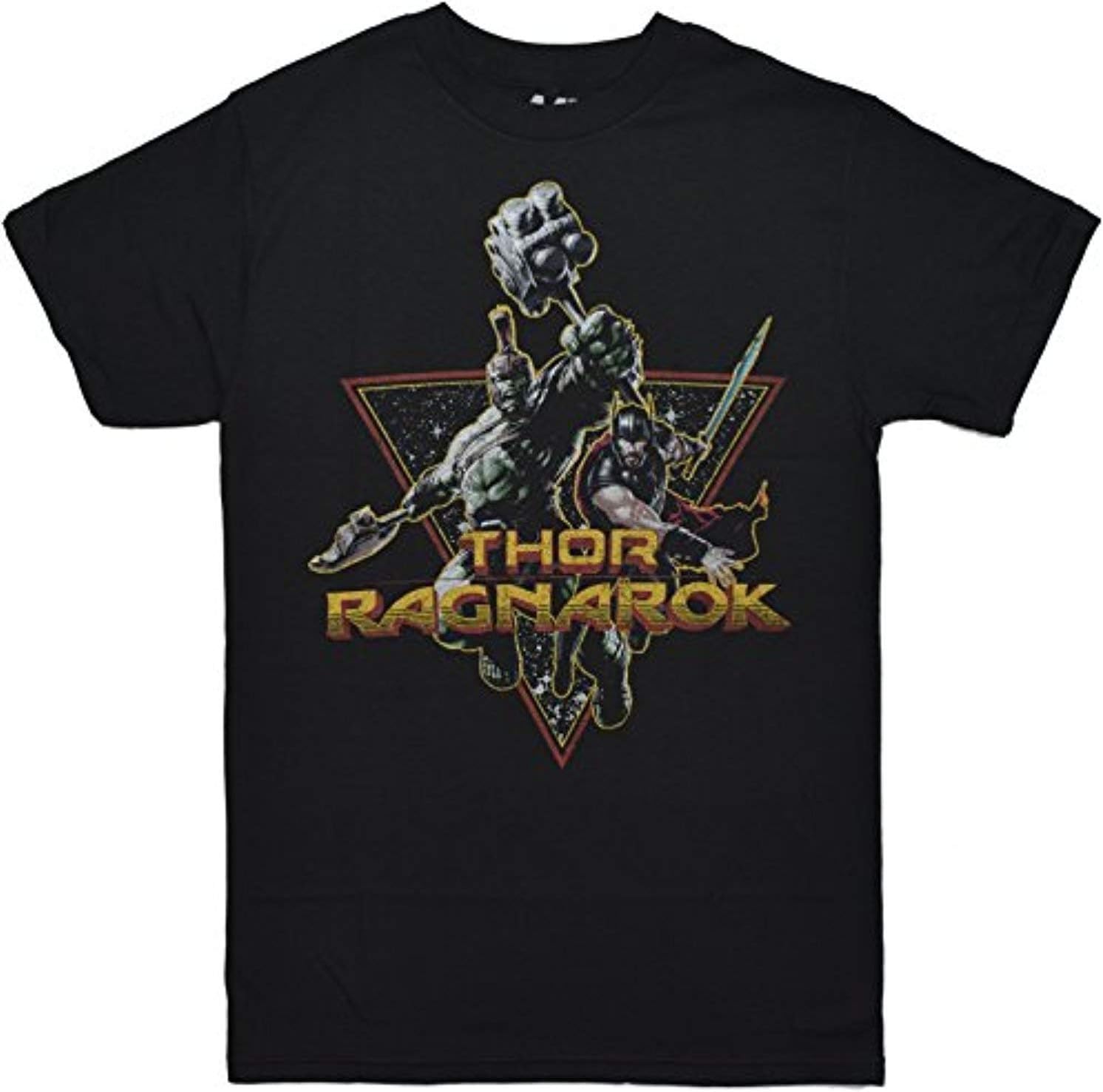 MarvelThor Ragnarok Hulk Space Buddies T-shirt (Medium, Black)