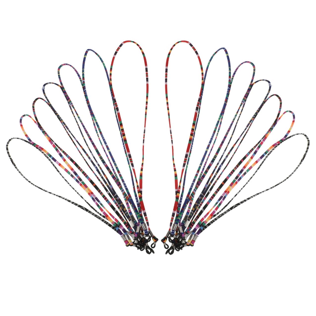 VALICLUD Brille Seil Brillenseil Zum Aufhängen Brillenketten Zum Aufhängen Anti-verlorener Brillenbügel Brillenband Glashaltekette Hängende Kette Polyester Baumwolle 14pcs*6
