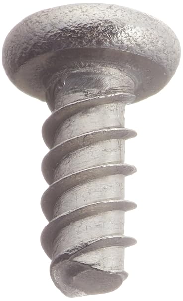 Small Parts 0304LPP188 18-8 Stainless Steel Thread Rolling Screw for Plastic, Passivated Finish, Pan Head, Phillips Drive, #3-24 Thread Size, 1/4 Length (Pack of 100)
