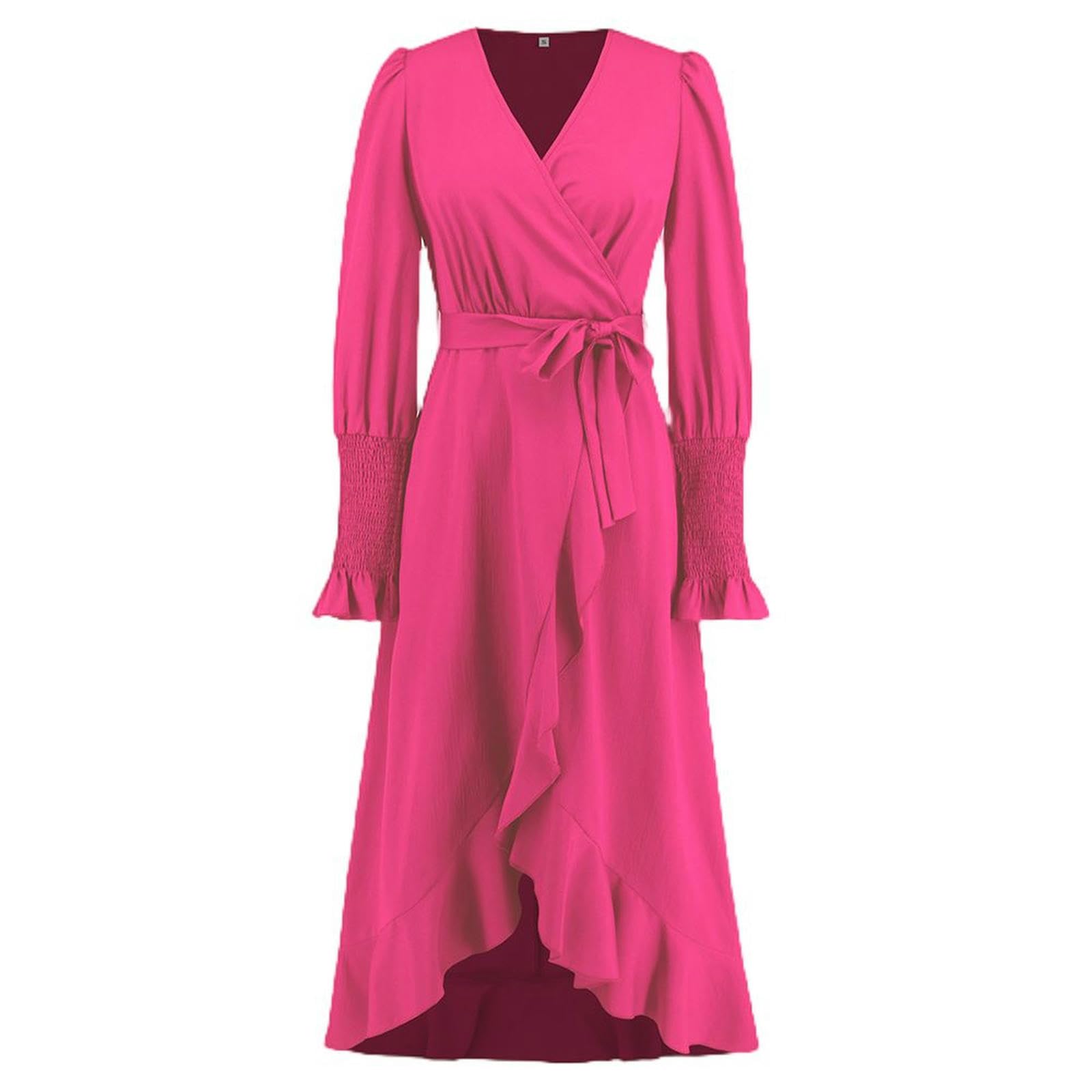 Robe de tempérament en dentelle à volants style européen