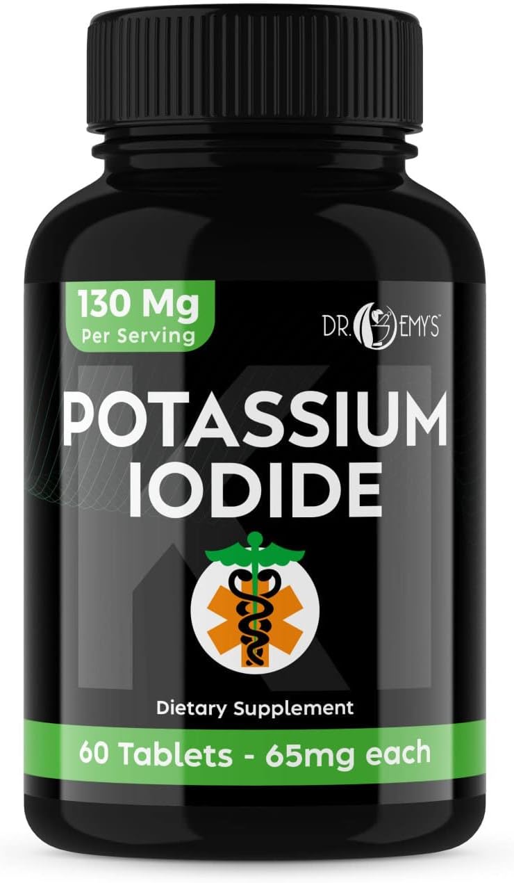 Potassium Iodide Pills Tablets 1Pack 130mg Servings
