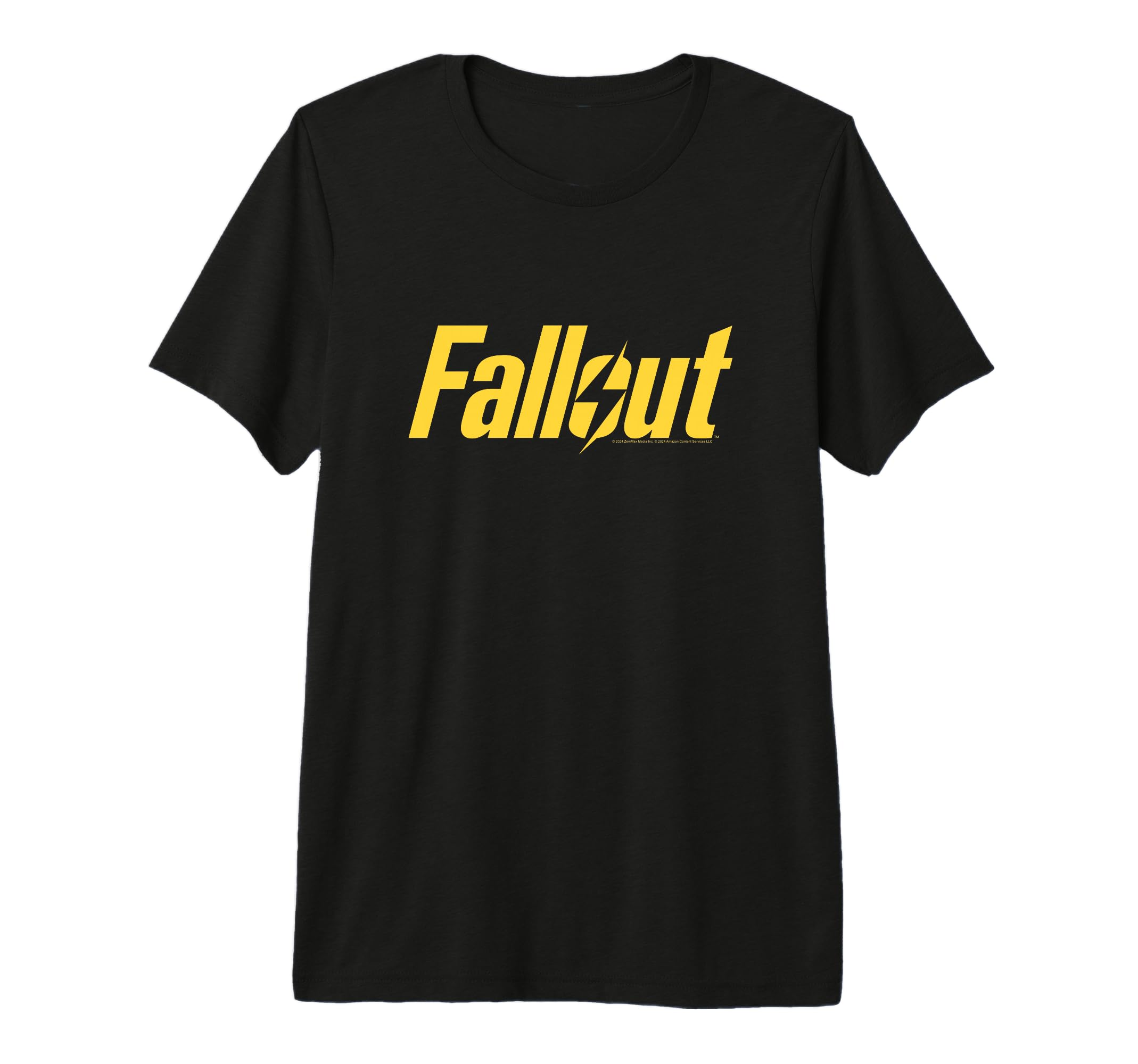 Fallout Yellow Lightning Logo TV Show Premium Tri-blend T-Shirt