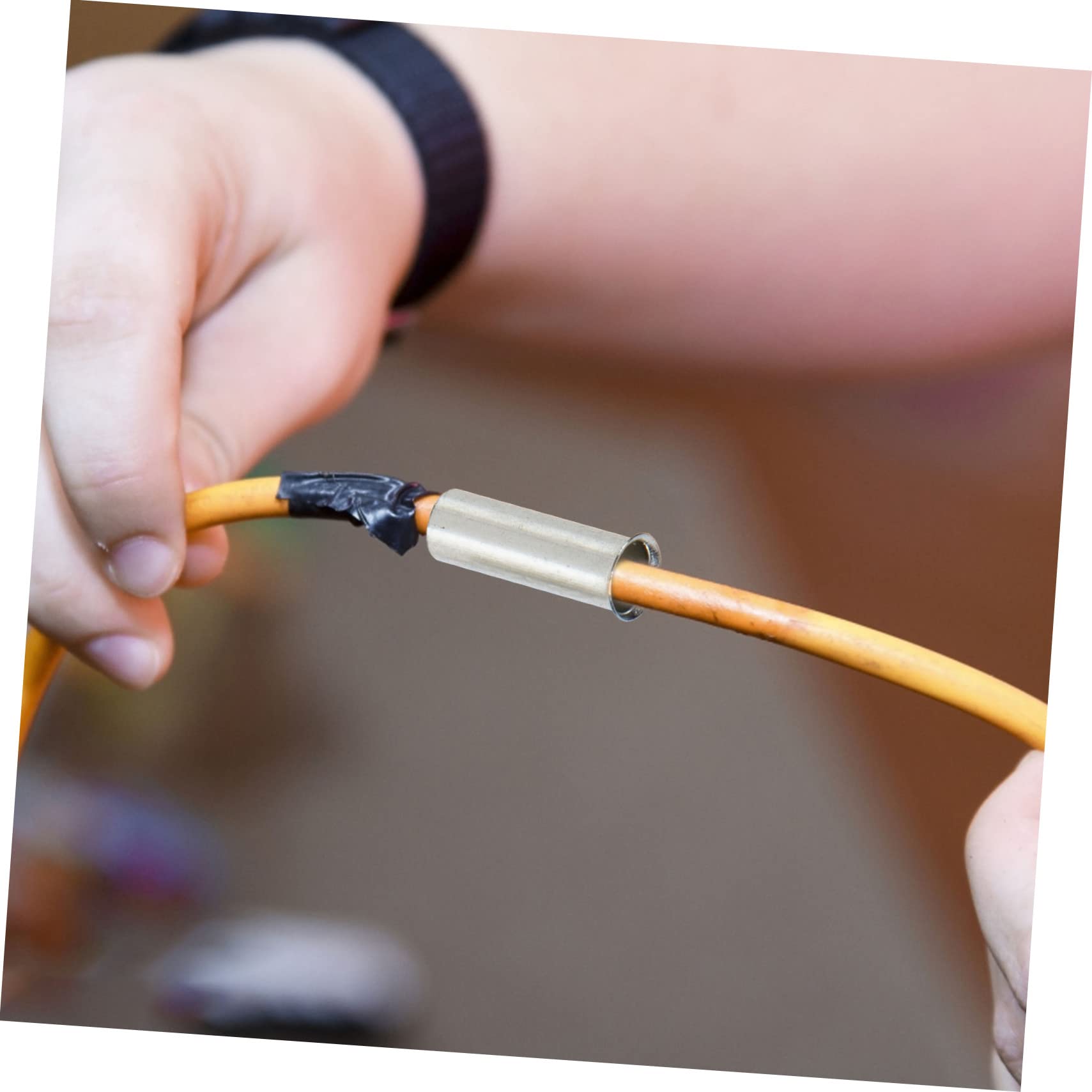 Cabilock 5 Sätze Kabelschuhe Unisolierte Quetschverbinder Für Kabel Crimpanschlüsse Aus Verzinntem Für Heimwerker Audioprojekte Einfache Installation Hohe Zugfestigkeit 600 Stück * 5