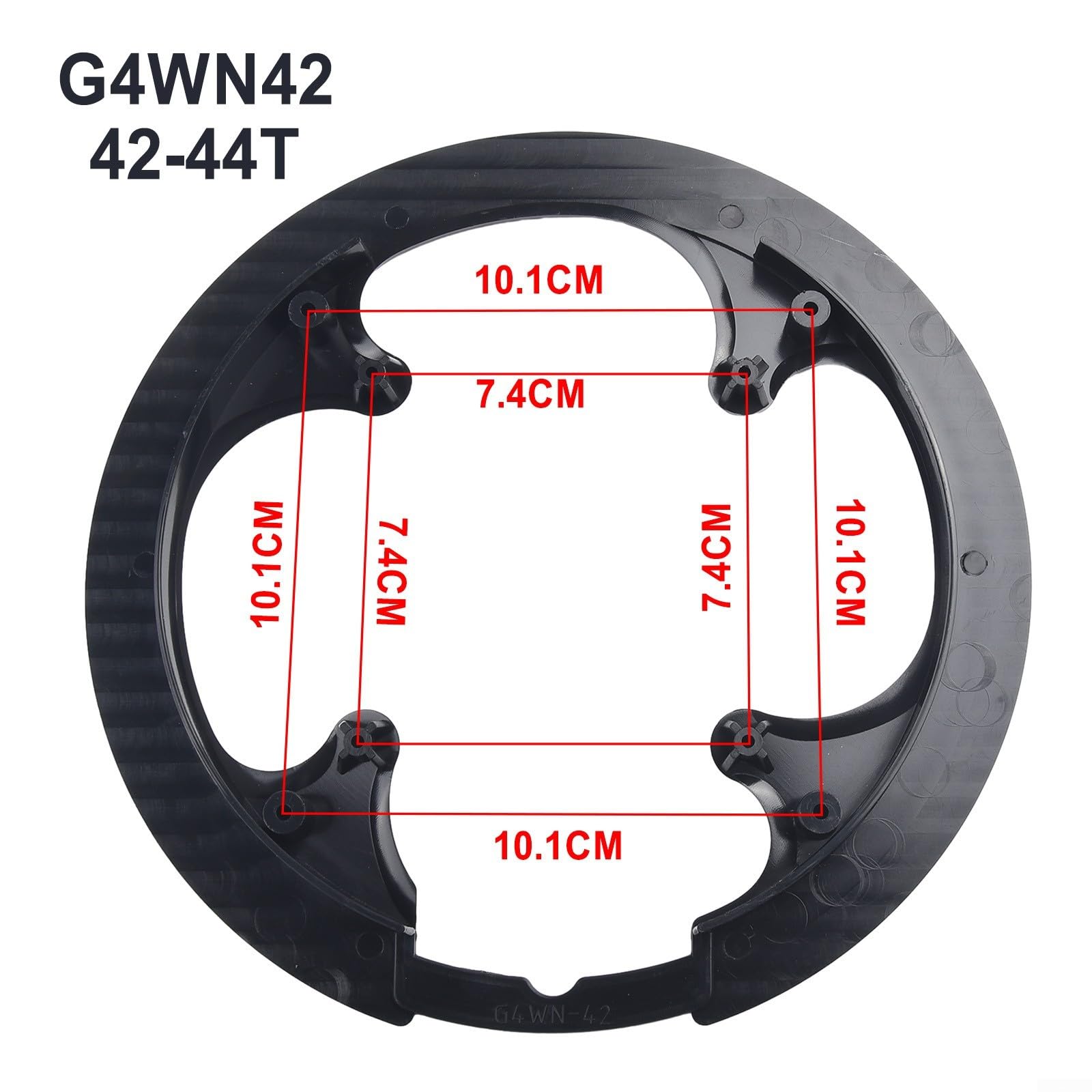 Protection De Plateau Pour Vélo 42/44T – Plastique Résistant, Anti-accrochage Et Anti-huile – Pour VTT, Route Et Vélo Pliant