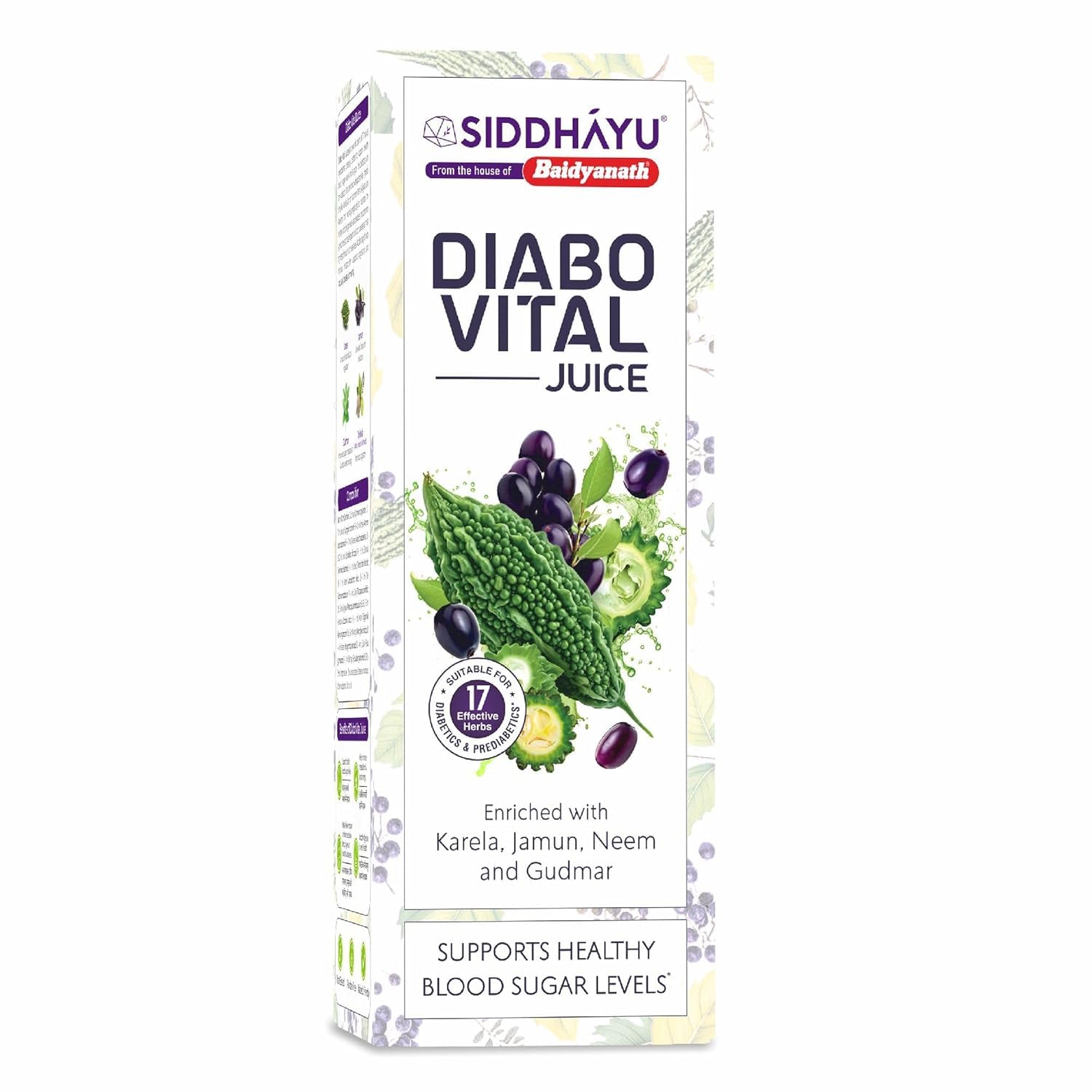 Baidyanath Karela Jamun Juice 1 L+ Madhumehari Granules (200 g) | Diabetic Care | Controls Blood Sugar Naturally-image-18