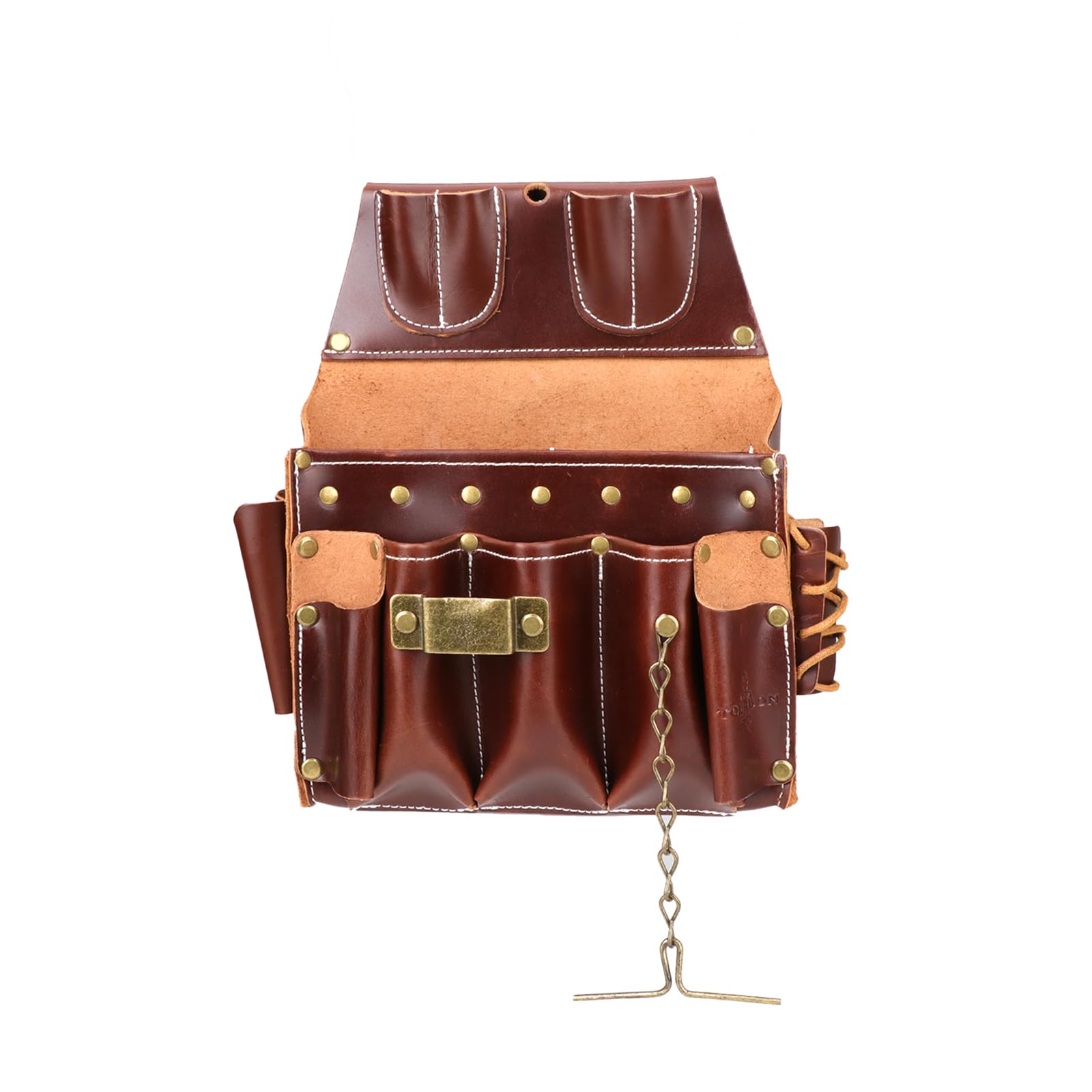 Amazon.co.jp: TOURBON 腰袋 電工 革 工具袋 工具入れ 作業袋