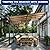 10 x 10 FT Outdoor Gazebo Pergola, Hardtop Lean to Metal Gazebo Canopy with Roof and Stable Frame, Wall-Mounted Heavy Duty Pergola Outdoor Shed Awnings for Patio Backyard, Grey