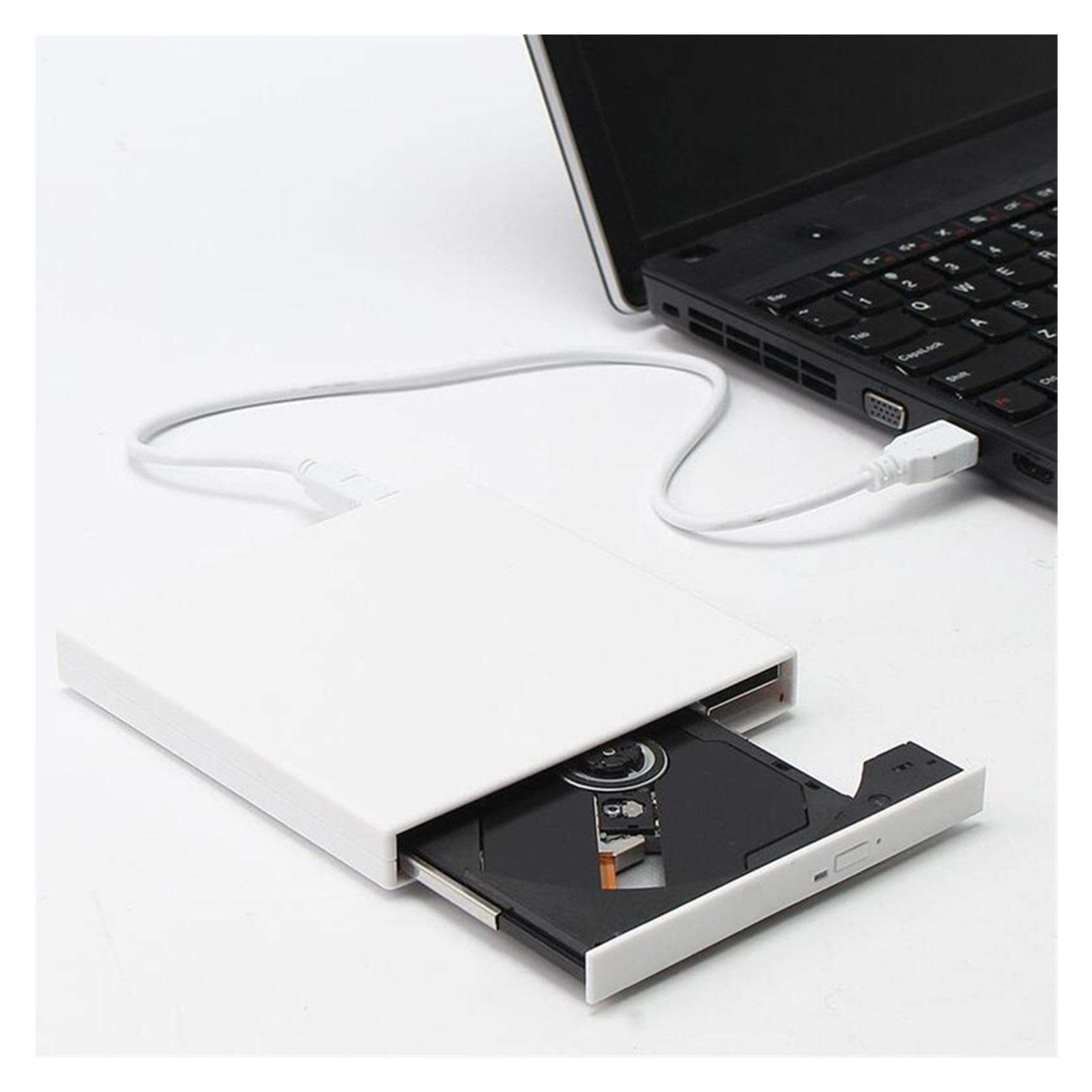 3 Pezzi Dvd Rom unità Ottica Esterna USB 2.0 CD-RW Lettore Brander Lettore Sottile registratore registratore for Computer Portatile per Viaggi, attività all'aperto, Famiglia