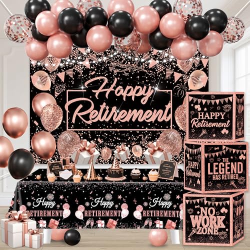 Fournitures anniversaire 40 ans femme : assiettes, serviettes et tasses or rose pour 24 personnes