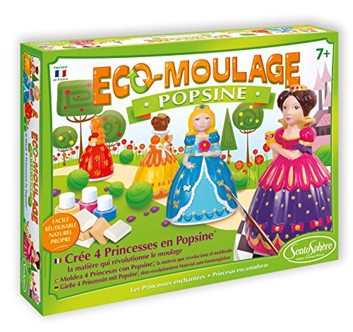 Sentosphère - 2633 - Loisir Créatif - Eco-Moulage - Popsine - Les Princesses
