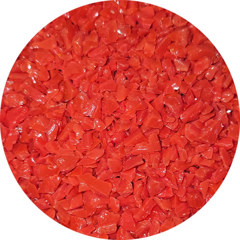 Wissmach Glass Frit Coarse Dark Red Opal 96-41 1Lb. - 96 COE - Glass Fusing