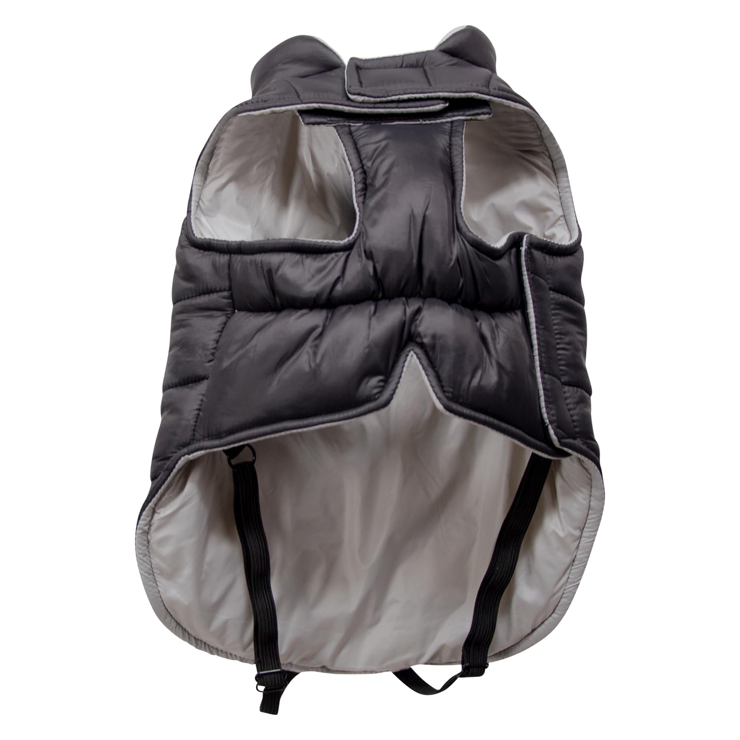 JACK AND VANILLA, Stylish Dog Coat, Modern Fit, Weatherproof, Washable, for Small Breeds Reflective Details, XS, Black - Image 3