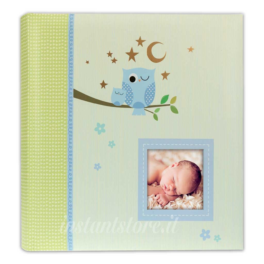 Zep PA242420B Paul Photo Album, For Photo Glue, Blue