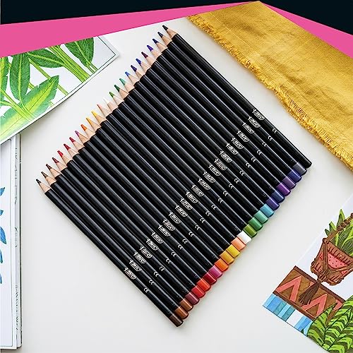 BIC Intensity Premium Woodcase 36 Colouring Pencils for adults, Multicolor, 1 count (Pack of 36) - Image 3