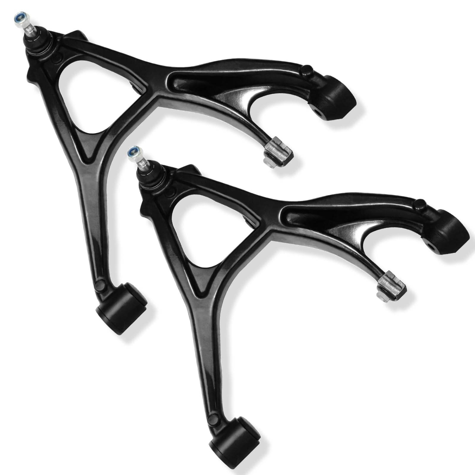 Photo 1 of **UNKNOWN IF ANY DAMAGE**Koxot 2Pcs Front Lower Control Arms Kit Ball Joint Assembly Compatible with Fit for Hummer H3 200 2007 2008 2009 2010, H3T 2009 2010, Replace OE# 15082976 15082977