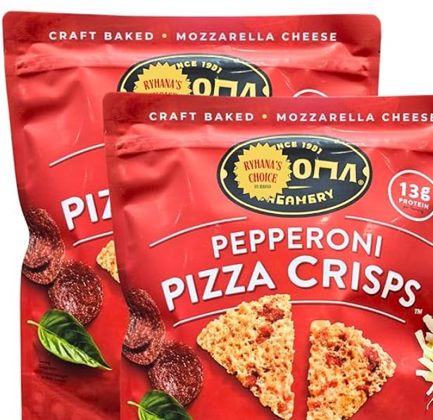Pepperoni Pizza Crisps, Craft Baked Mozzarella Cheese, 9.5 oz pack, Pack of 2
