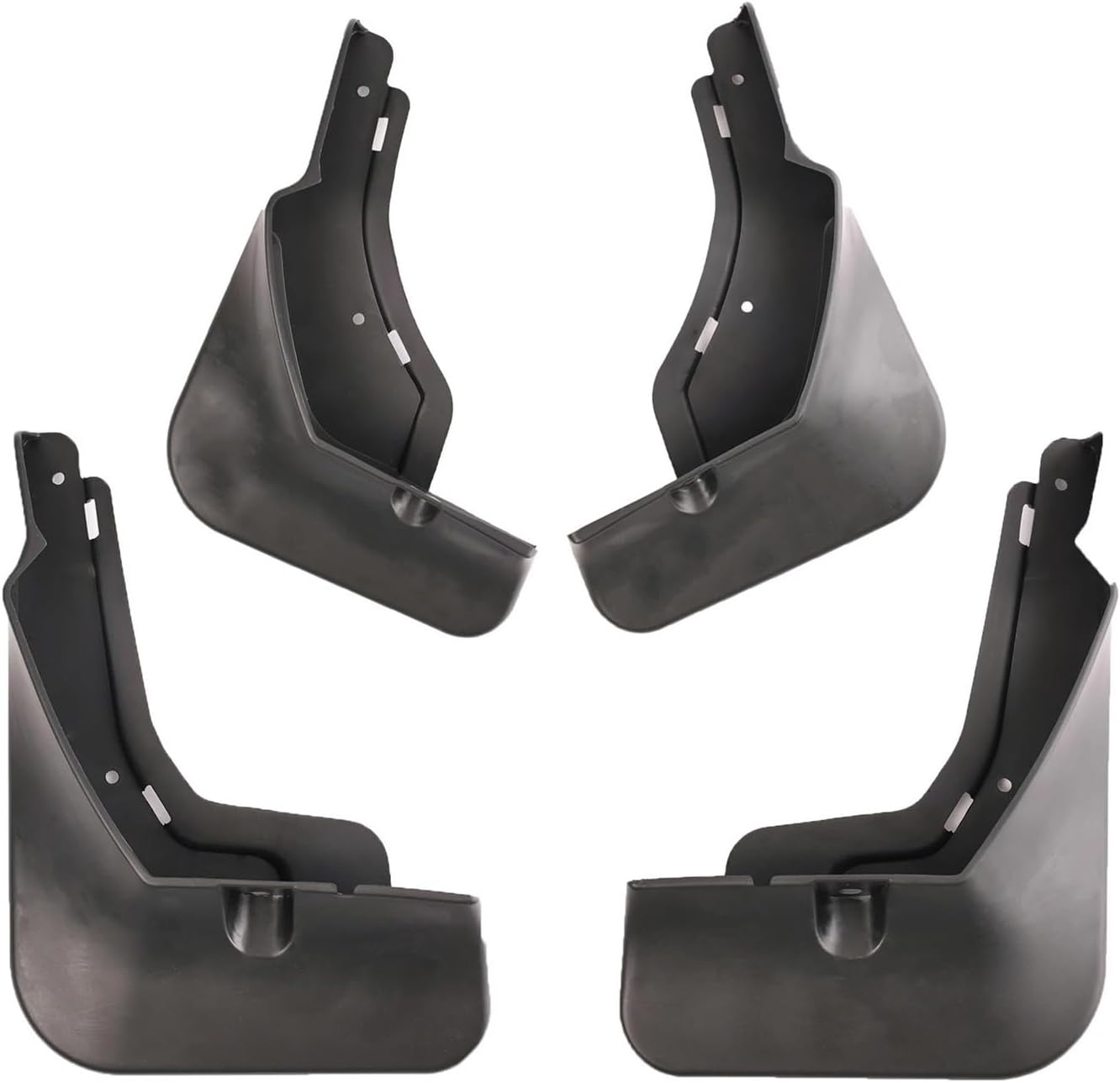 4X Mud Flap Guards Compatible with BYD Song Plus DMI EV 2020-2022 Front Rear Left Right Black Plastic Splash Guards Mudguard Fender Mudflaps