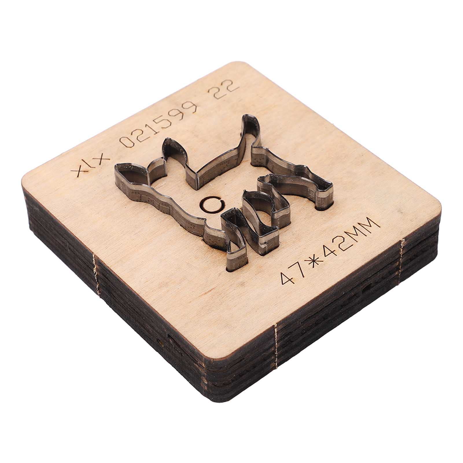 Amazon.co.jp: 動物の犬の形の抜き型は合金鋼製で、DIYレザークラフト