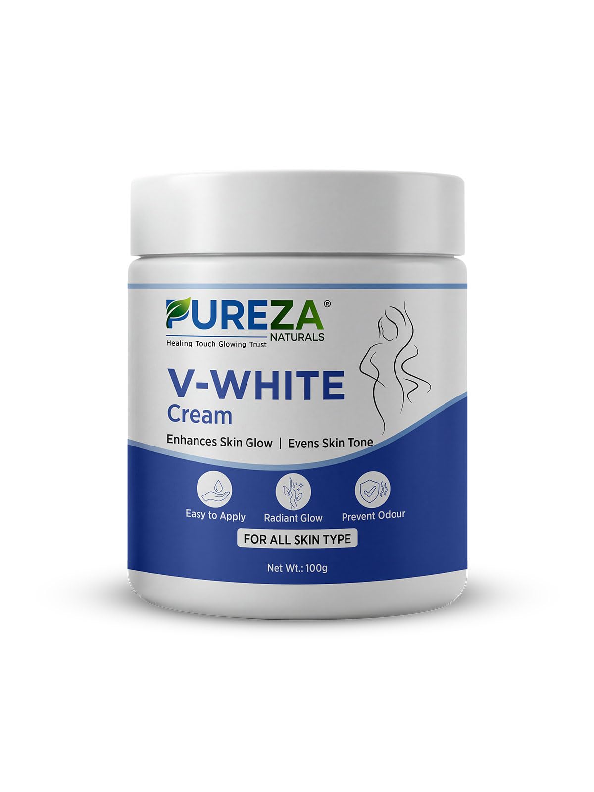 Intimate Whitening Cream for Women & Men | Intimate V White Cream | Daily Care for Private Areas, Underarms & Bikini Line | 100g-image-46