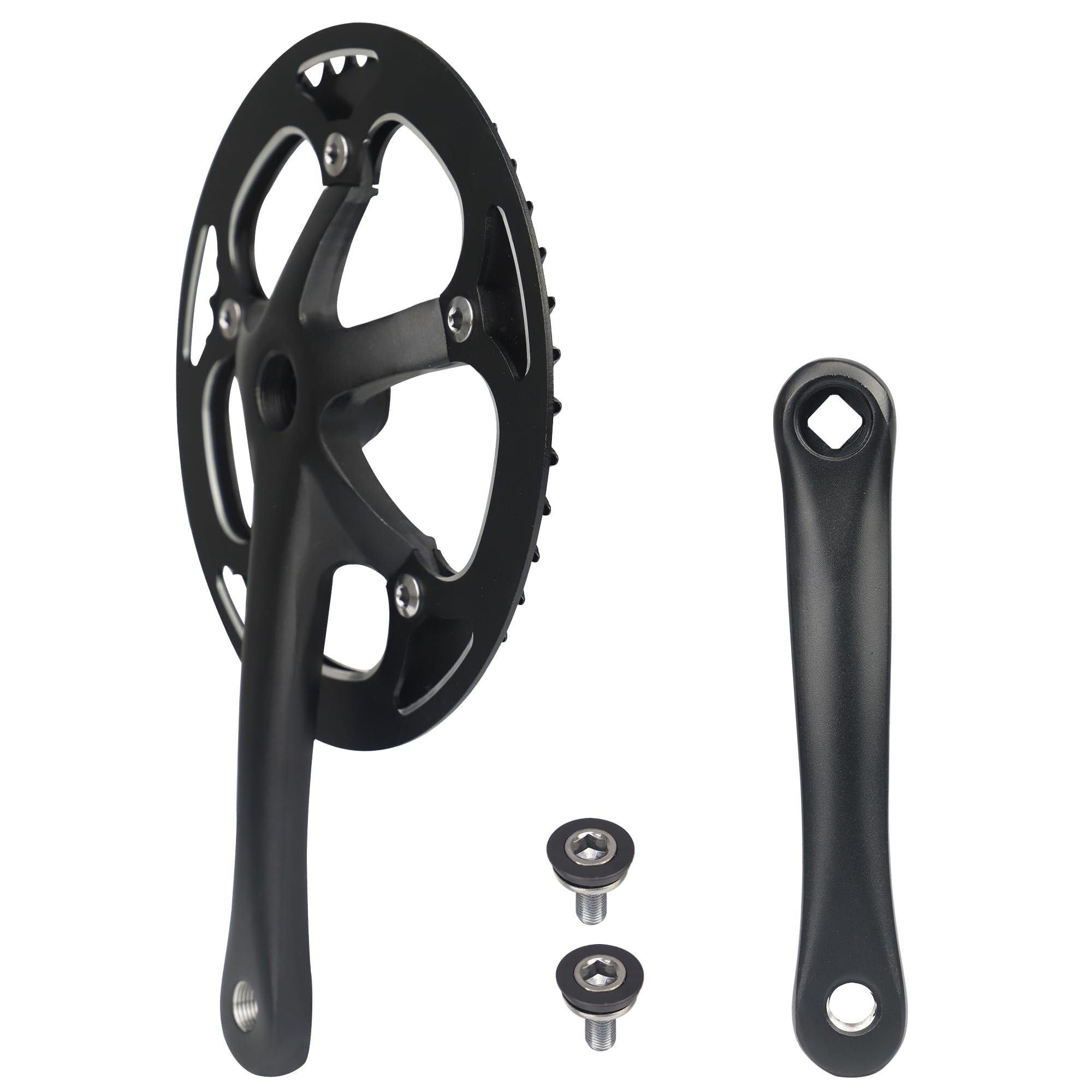 MEGHNA Singel Speed Crankset 38T Crankset 170 mm Bicycle Crankset Aluminium Crankset MTB City Bike City Bike Women's Bicycle E Bike - Image 2