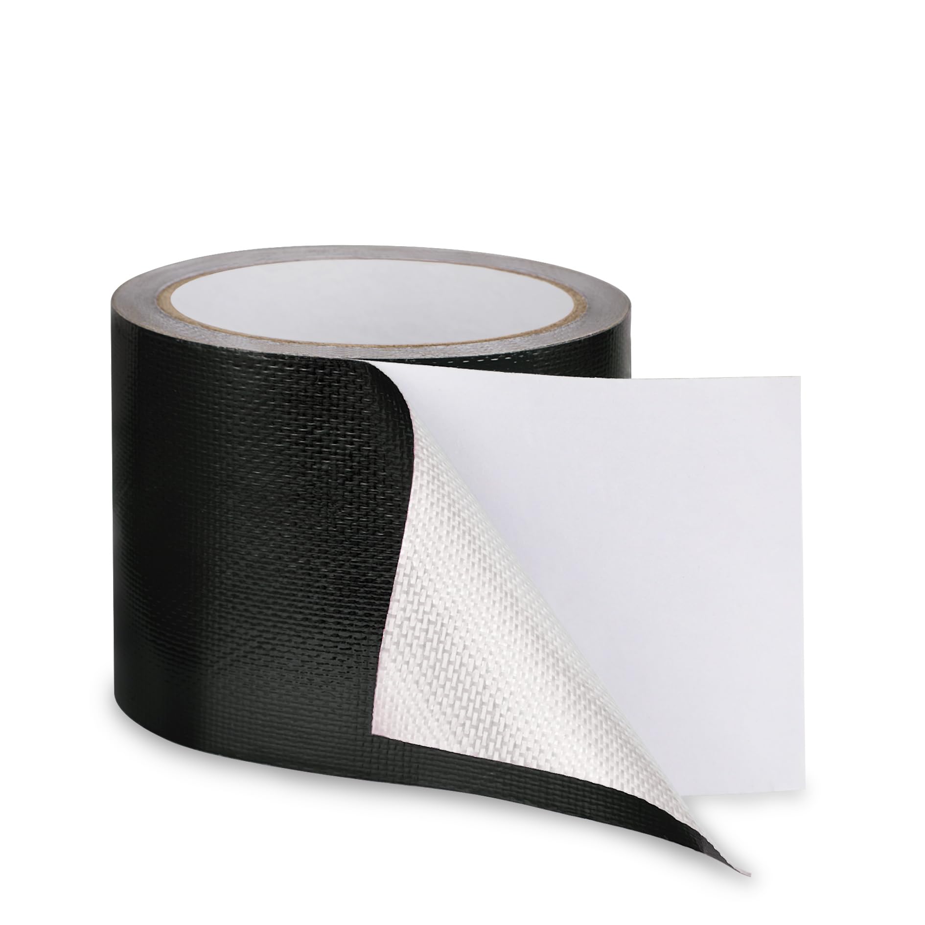 SICCOMA RV Awning Repair Tape Heavy Duty Waterproof Tent Repair Tape Tarp Canvas Tarpaulin Car Boat Cover Tent Repair Patch Kit Outdoor UV Proof Repair Tape Black