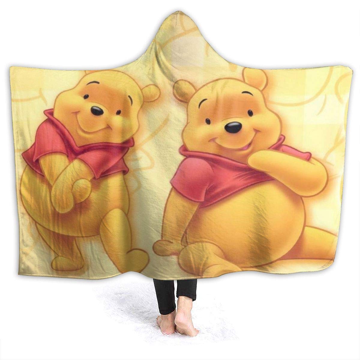 ESSYSS11 Winnie The Pooh Hooded Blanket Oversized Warm Adult Blanket with  Soft Anti-Pilling Flannel for Adults u0026 Kids 3D Print 60x50 Inch :  Amazon.ca: Home