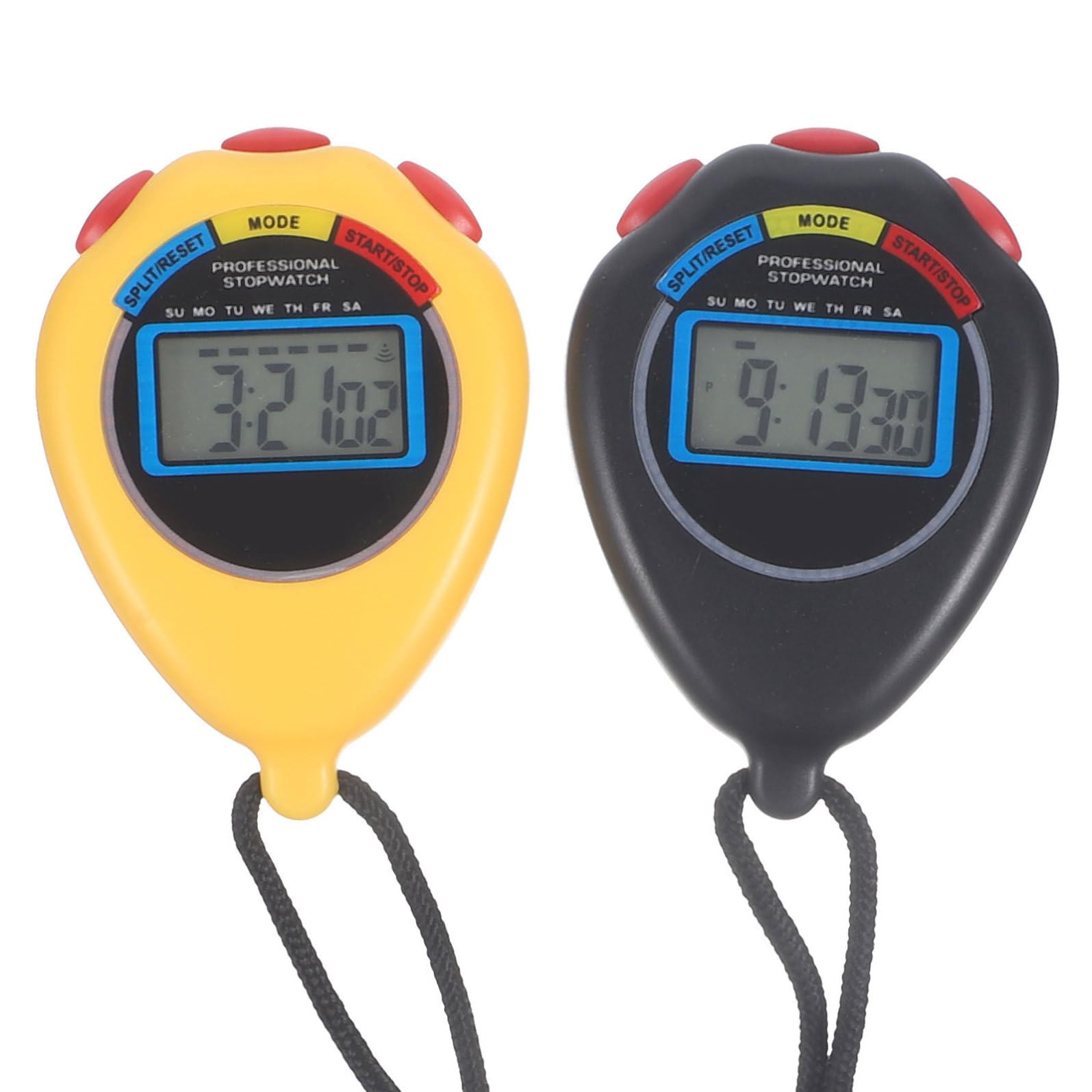 TOYANDONA 5 Ensembles Chronomètres Chronomètres pour Le Sport Minuterie D'intervalle Afficher Sportif Électronique Minuterie Numérique Accessoire De Sport Compte À Rebours Abdos 2 Pièces * 5