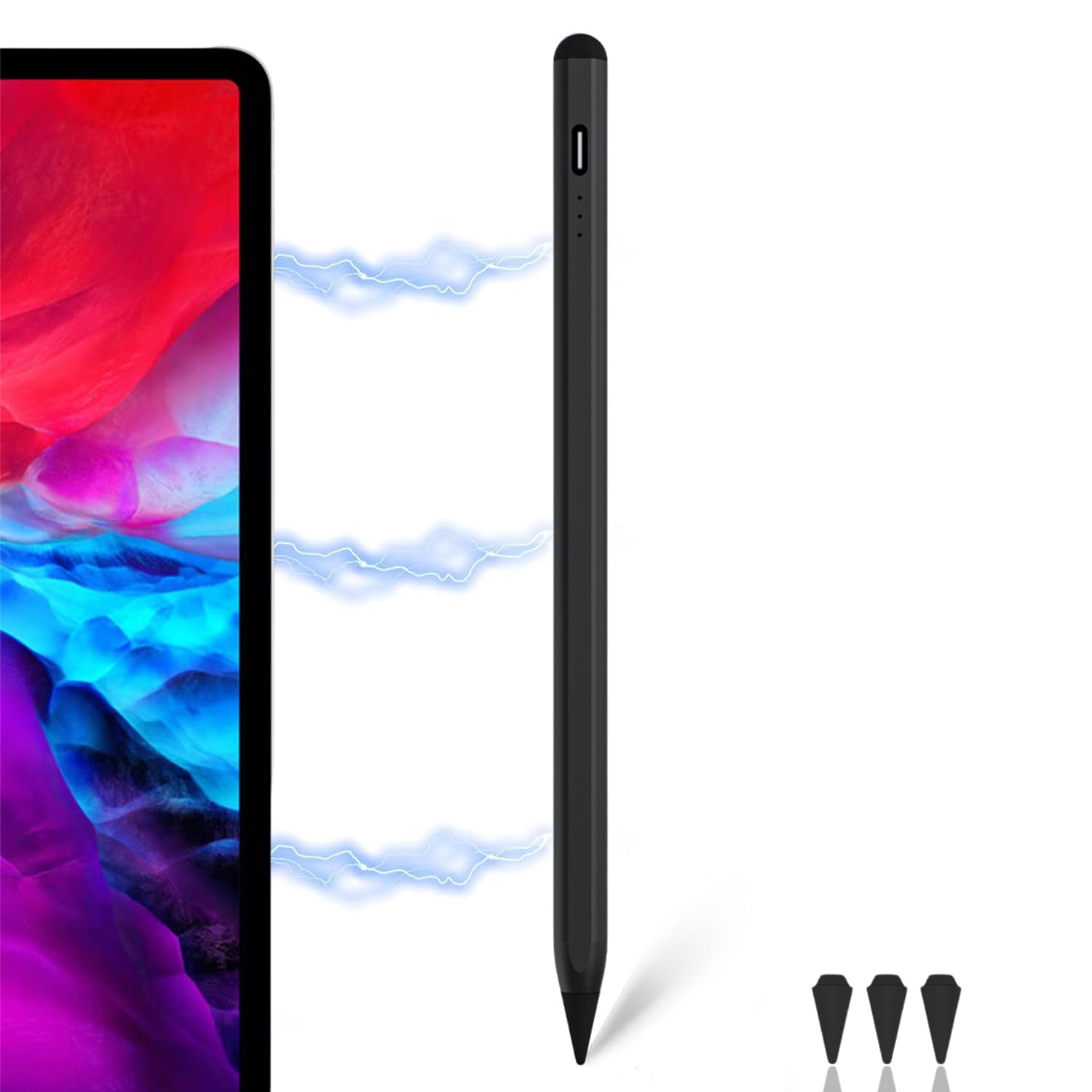 Amazon.co.jp: ベーステック iPadタッチペン バッテリ残量3段 iPad