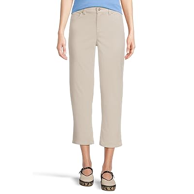 Eileen Fisher Petite Organic Cotton Stretch Corduroy High Waisted Straight Ankle Jean Women