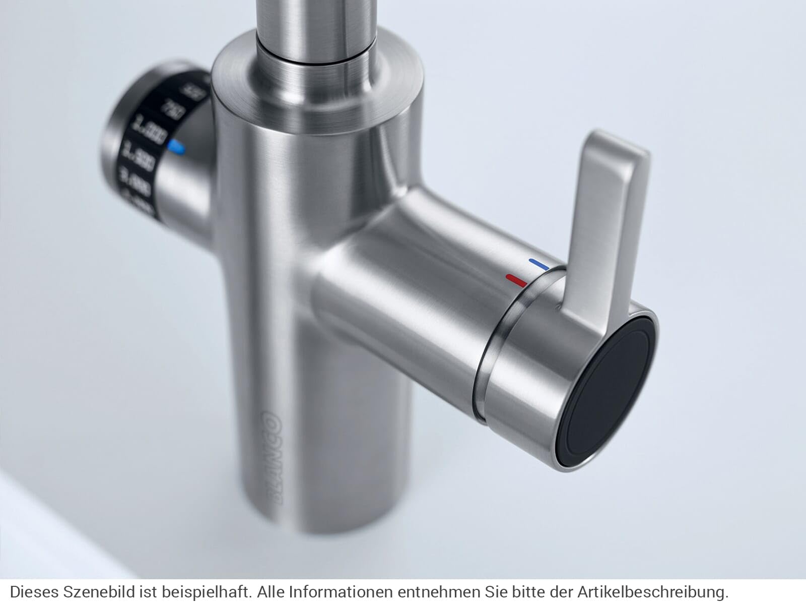 Blanco 525210 EVOL-S Volume Küchenarmatur mit Messbecherfunktion, 230 V, Chrom