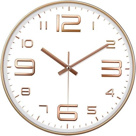Amazon Co Jp Hoibai 壁掛け時計 プラスチック壁掛け時計 クロック 電池式 おしゃれ 見やすい 凸文字 時計 大文字 静音 連続秒針 北欧 シンプル インテリア カフェ 店舗 家 音無し 円形 無騒音 丈夫 書斎 部屋 白盤金字 ホーム キッチン
