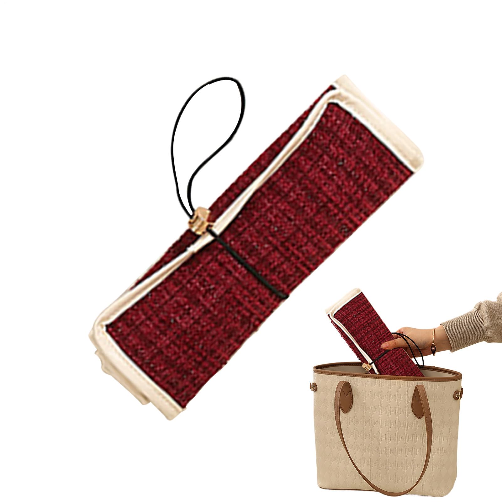 Estuche de viaje para joyas que evita enredar collares y protege tus anillos con cremallera