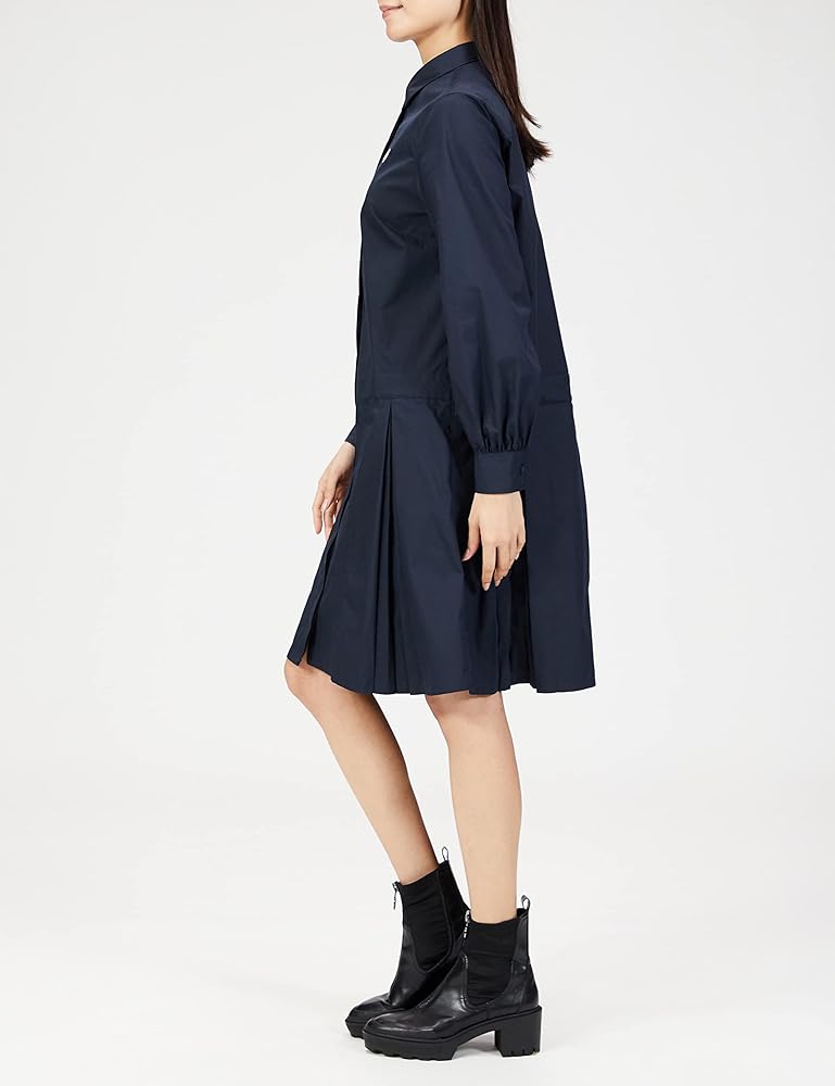 Amazon.co.jp: [フレッドペリー] ワンピース PLEATED SHIRT DRESS