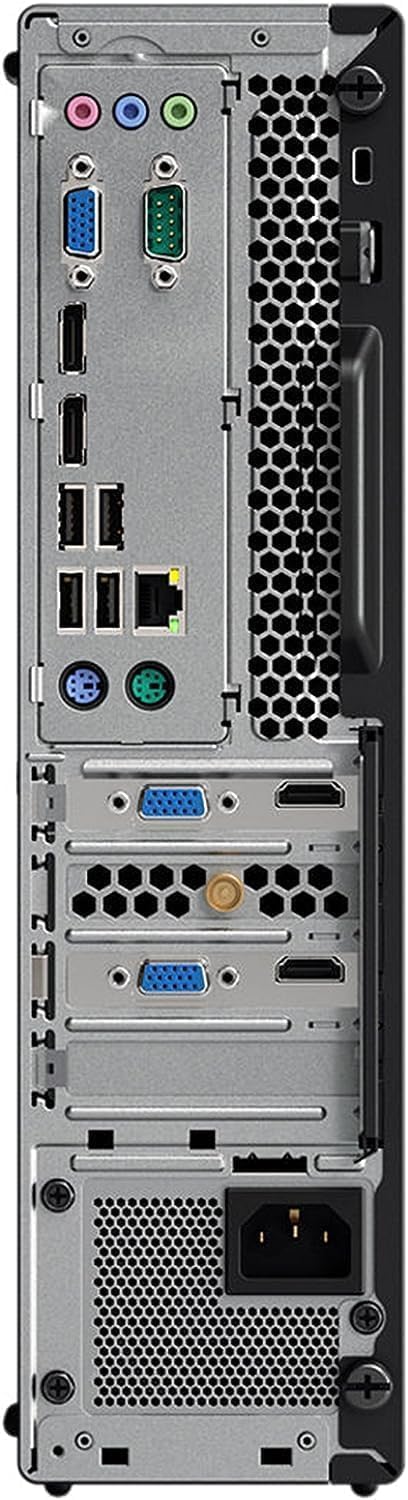 Lenovo ThinkCentre M710s SFF Ordinateur de bureau, Intel Core i7-7700T, 16 Go de RAM, SSD 512 Go, WiFi, Bluetooth, clavier QWERTY américain, Windows 11 Pro (reconditionné)