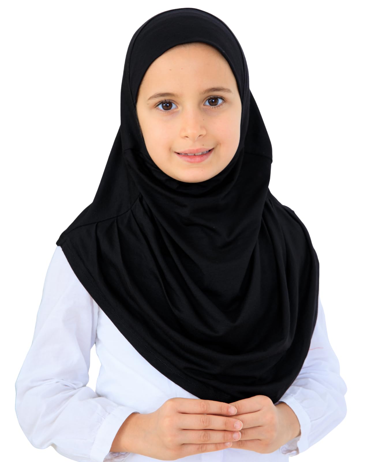 Prien Ready To Wear Hijab For Girls, Soft Viscose Muslim Scarf For Kids, Instant Islamic Clothing For Women For Ramadan, Eid